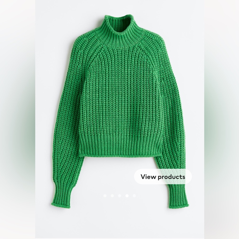 Green Knit Sweater